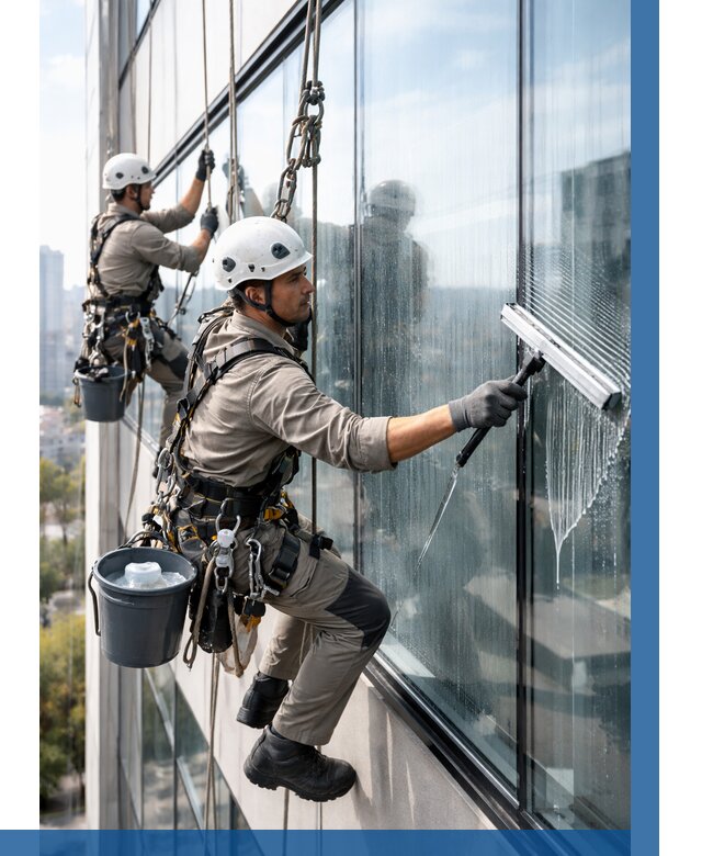 Мойка окон альпинистами в Арсеньеве от 4626 р. | ВЫСОТНИК-Рсн