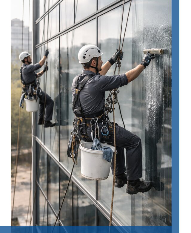 Мойка сплошного остекления в Арсеньеве, заказать от 308 р.| ВЫСОТНИК-Рсн