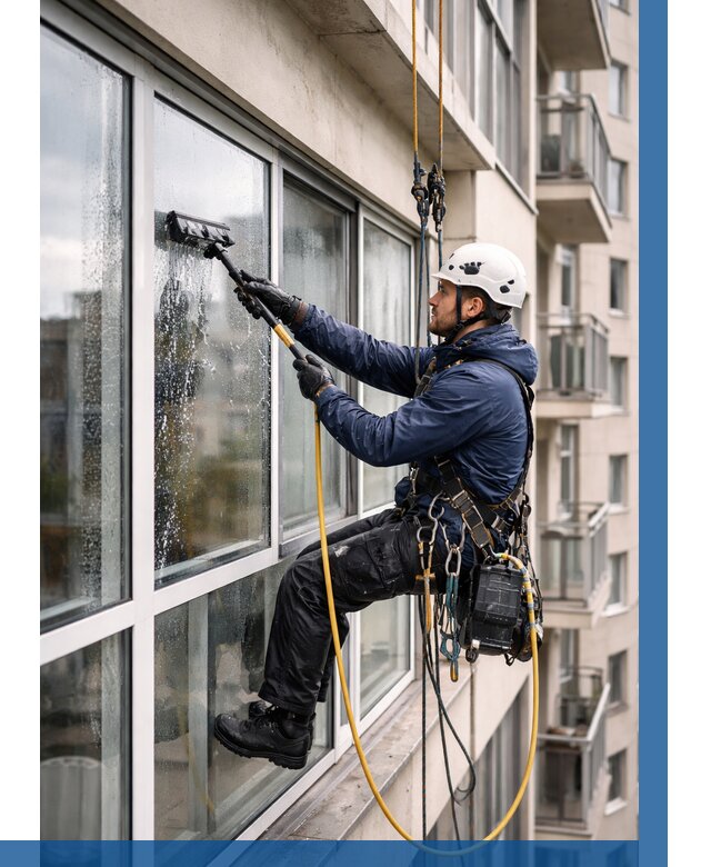 Мойка балконного остекления в Арсеньеве от 3598 р. | ВЫСОТНИК-Рсн