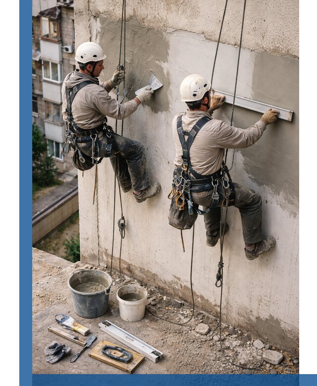 Комплексный ремонт штукатурного фасада с гарантией в Арсеньеве