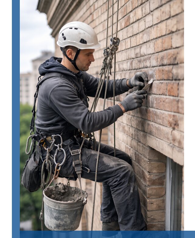 Качественный ремонт кирпичной кладки фасада в Арсеньеве с гарантией