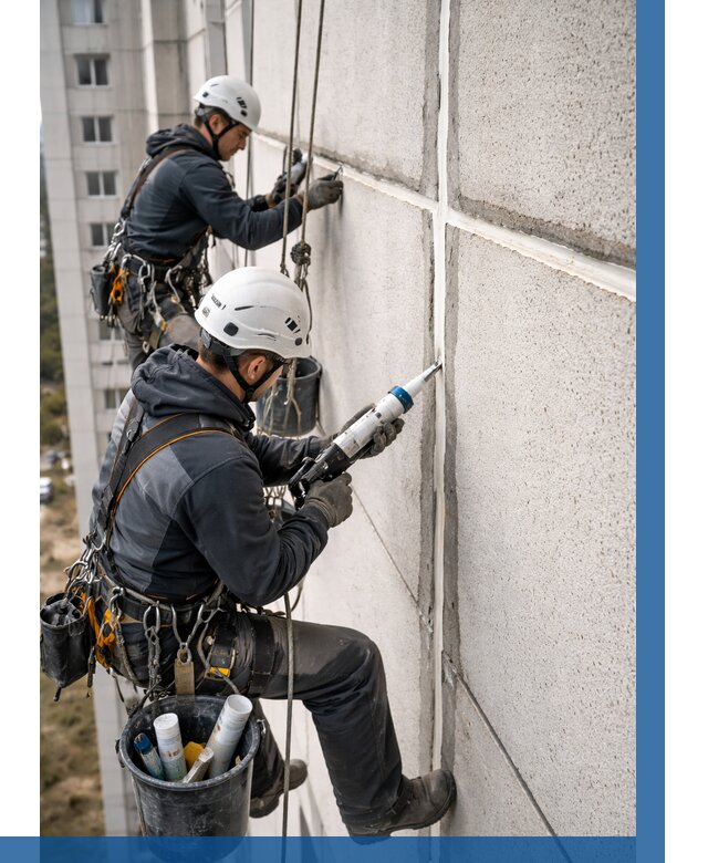Герметизация межпанельных швов в Арсеньеве от 720 р. | ВЫСОТНИК-Рсн