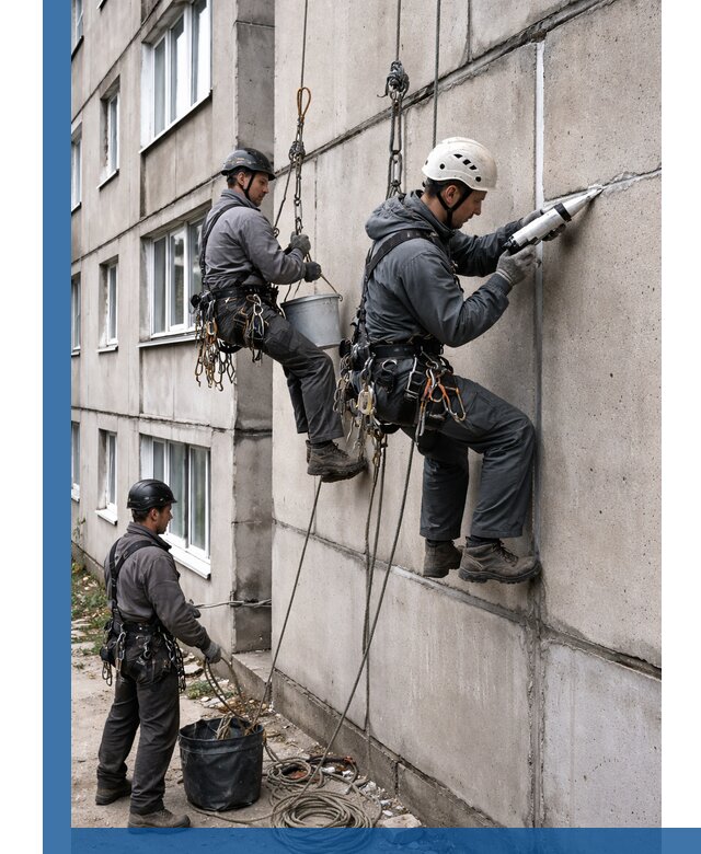 Герметизация межпанельных швов в Арсеньеве с гарантией герметичности