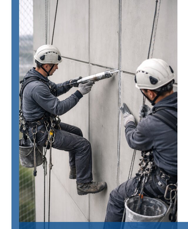 Первичная герметизация швов фасадов и кровель в Арсеньеве