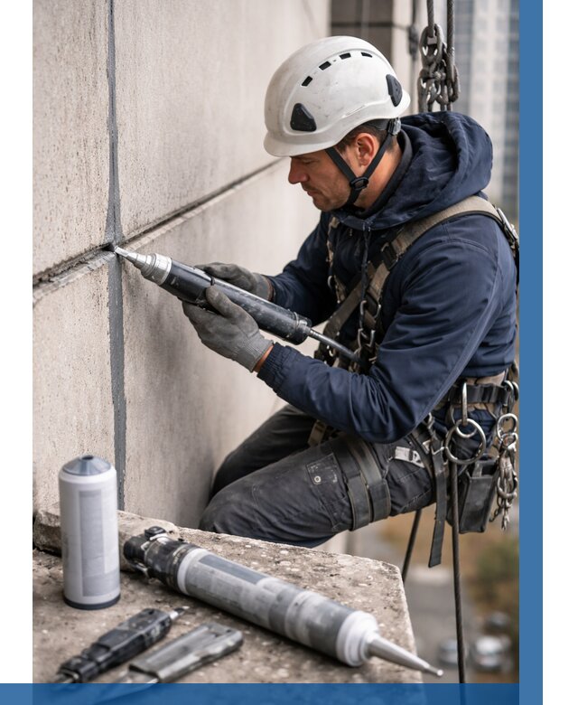 Вторичная герметизация швов в Арсеньеве от 463 р. | ВЫСОТНИК-Рсн