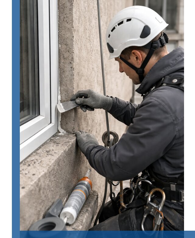 Герметизация монтажных швов окон в Арсеньеве с гарантией качества