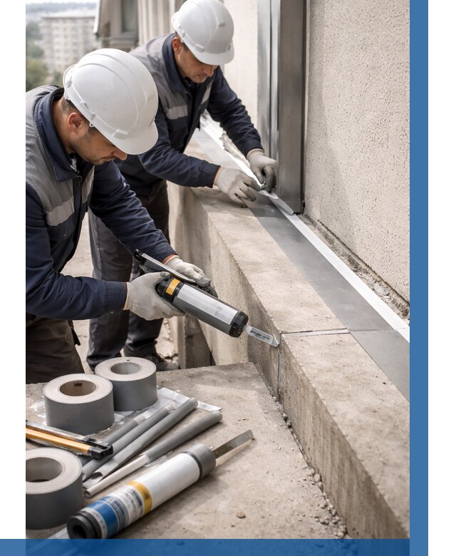 Герметизация примыкания балкона в Арсеньеве от 4626 р. | ВЫСОТНИК-Рсн