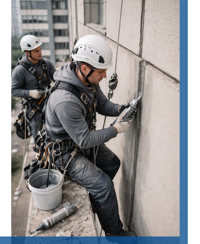 Ремонт деформационных швов здания в Арсеньеве от 1028 р. | ВЫСОТНИК-Рсн