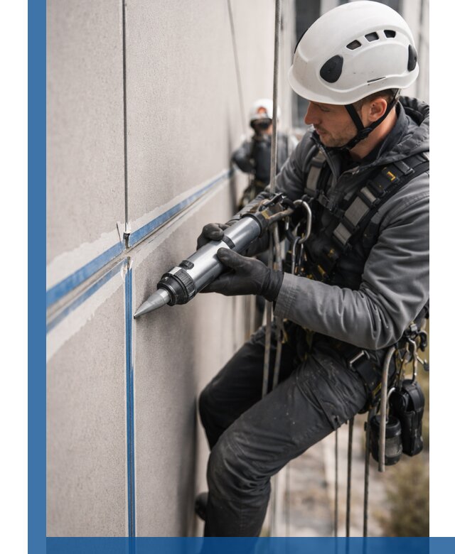 Герметизация стыков фасадных панелей в Арсеньеве качественно и быстро