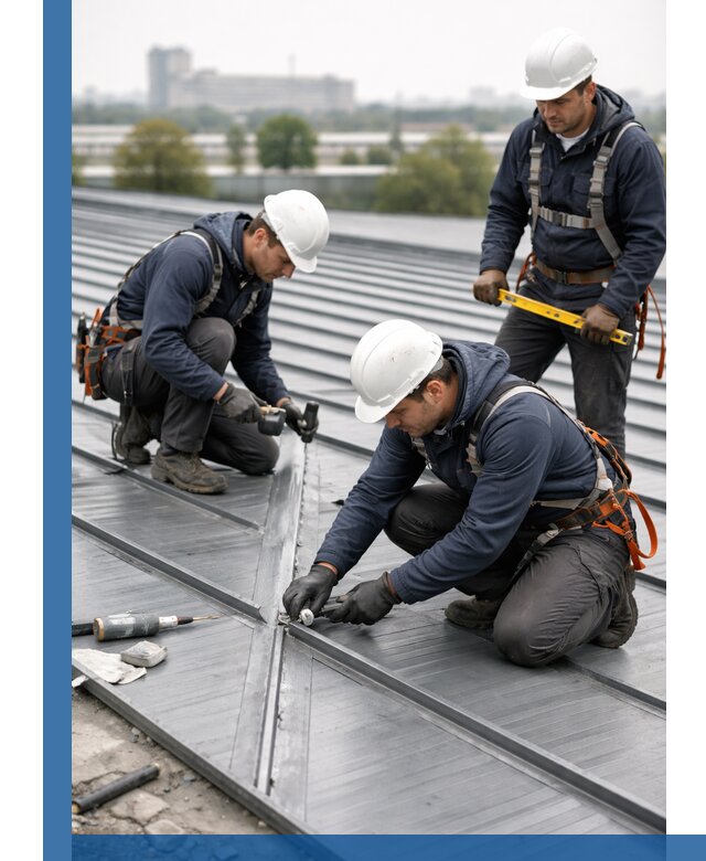 Ремонт фальцевой кровли в Арсеньеве срочно и качественно