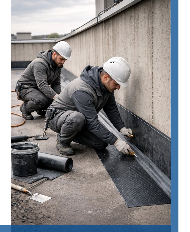 Гидроизоляция примыканий на кровле в Арсеньеве от 925 р. | ВЫСОТНИК-Рсн