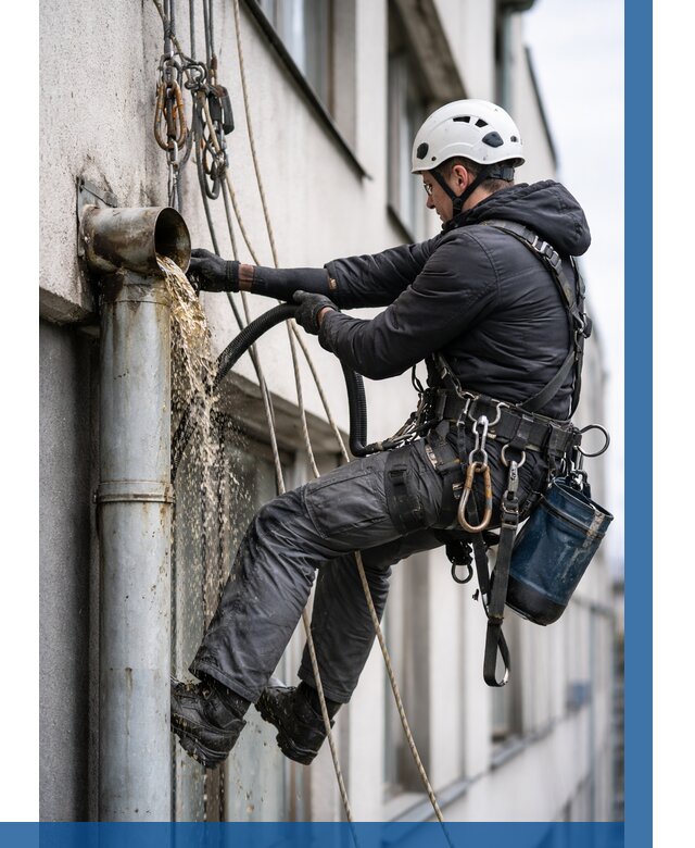 Прочистка водосточных труб в Арсеньеве от 3598 р. | ВЫСОТНИК-Рсн