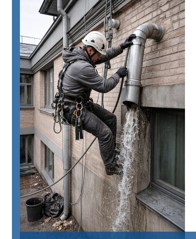 Профессиональная прочистка водосточных труб в Арсеньеве с гарантией