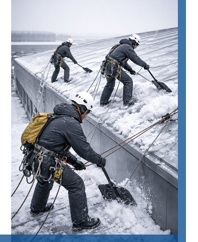 Очистка навесов от снега в Арсеньеве от 4626 р. | ВЫСОТНИК-Рсн