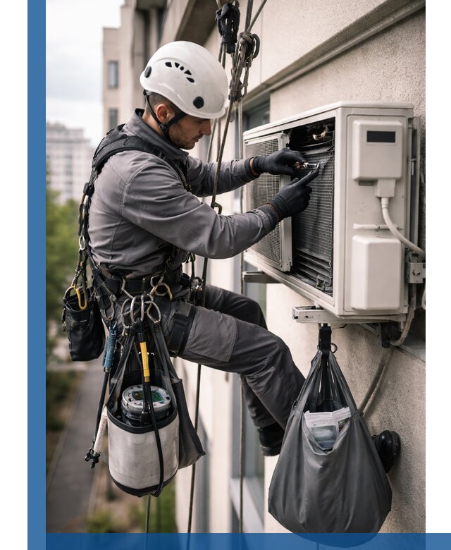 Обслуживание внешнего блока кондиционера в Арсеньеве профессионально