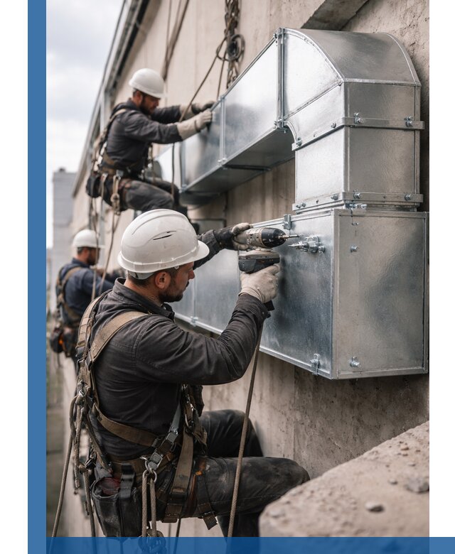 Профессиональный монтаж вентиляционных коробов в Арсеньеве под ключ