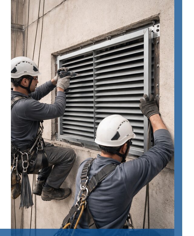 Монтаж вентиляционных решеток в Арсеньеве от 4626 р. | ВЫСОТНИК-Рсн