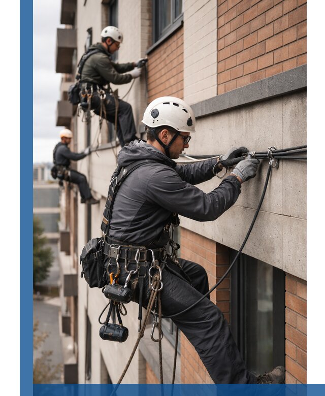 Крепление кабеля на фасаде монтаж и крепеж в Арсеньеве