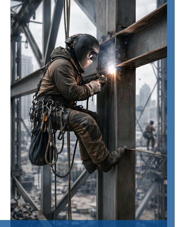 Высотные сварочные работы в Арсеньеве от 3598 р. | ВЫСОТНИК-Рсн