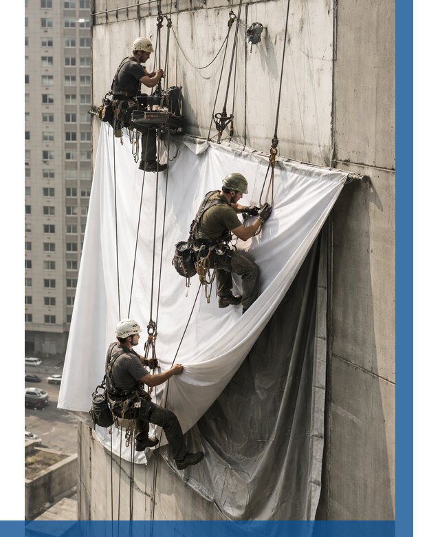 Замена баннерного полотна в Арсеньеве от 6682 р. | ВЫСОТНИК-Рсн—заказать