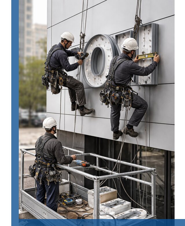 Профессиональный монтаж световых букв в Арсеньеве под ключ