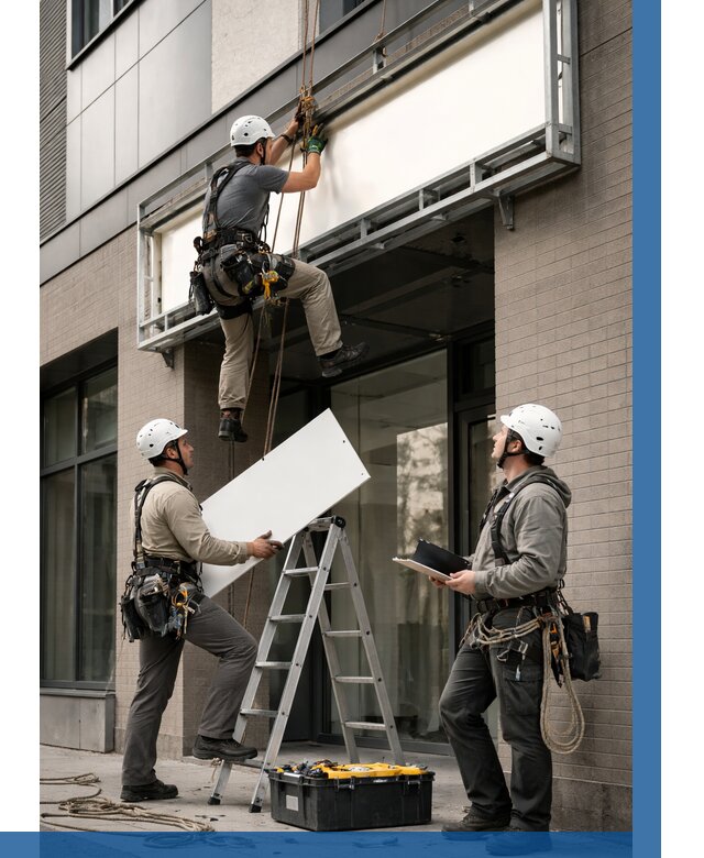 Монтаж светового короба в Арсеньеве от 6682 р. | ВЫСОТНИК-Рсн