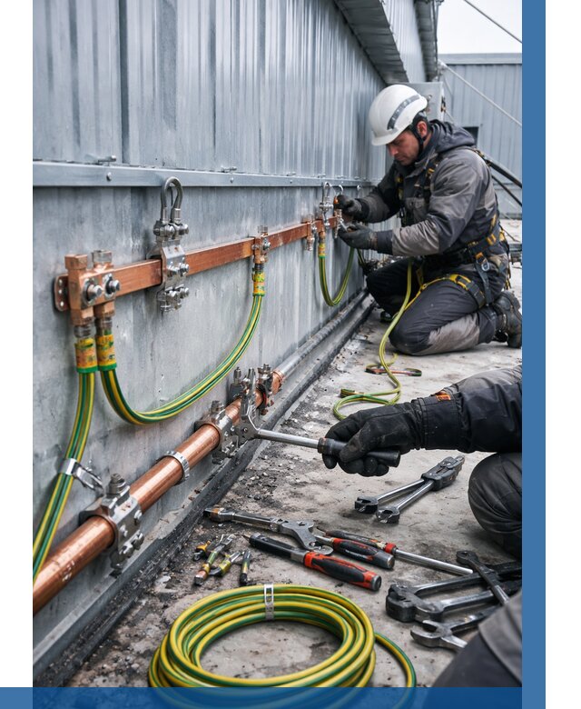 Монтаж заземления здания в Арсеньеве от 25700 р. | ВЫСОТНИК-Рсн