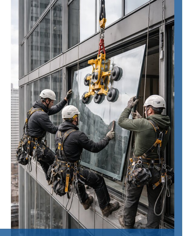 Фасадное остекление зданий под ключ в Арсеньеве от 10280 р. | ВЫСОТНИК-Рсн