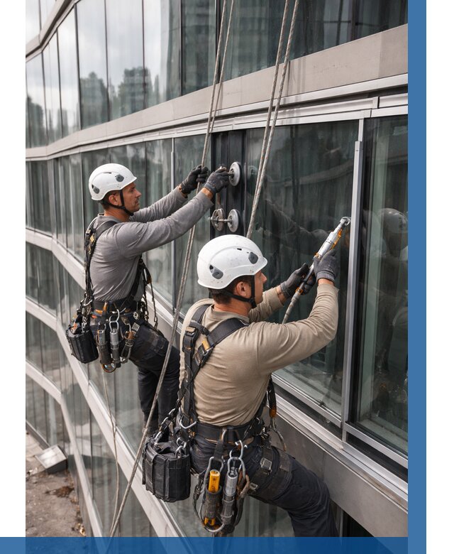 Радиусное остекление фасада в Арсеньеве от 12336 р. | ВЫСОТНИК-Рсн