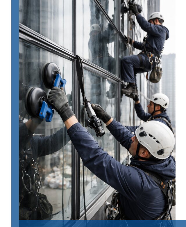 Радиусное остекление фасадов под ключ в Арсеньеве с гарантиями