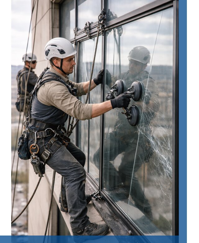 Замена стекла в витраже в Арсеньеве под ключ от 8738 р. | ВЫСОТНИК-Рсн