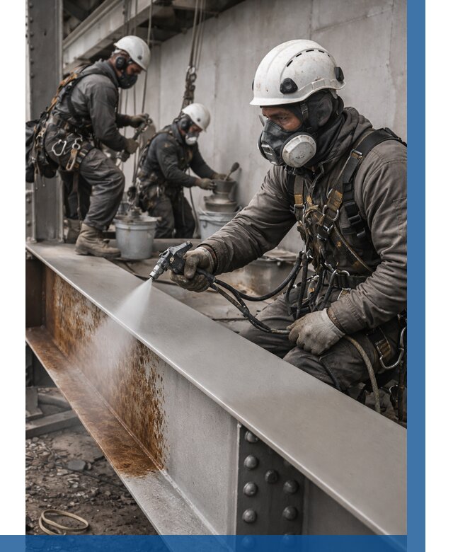 Антикоррозионная покраска металла в Арсеньеве от 720 р. | ВЫСОТНИК-Рсн