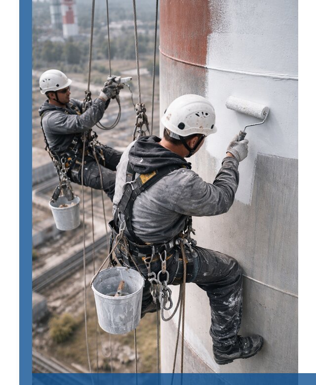 Покраска дымовых труб в Арсеньеве: антикоррозийная защита и восстановление