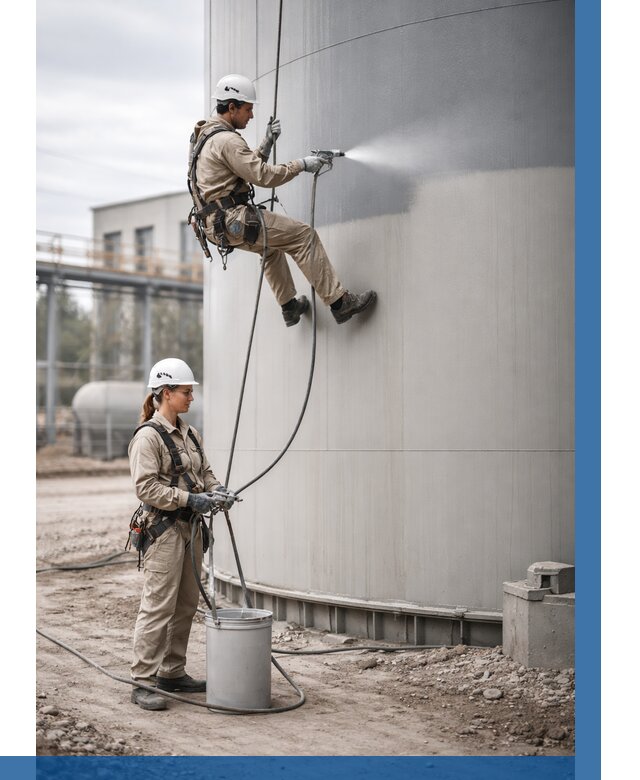 Покраска резервуаров в Арсеньеве от 1234 р. | ВЫСОТНИК-Рсн — заказать