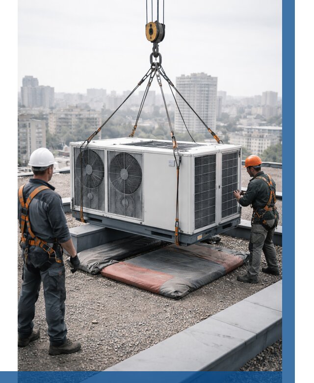 Подъем груза на крышу в Арсеньеве от 5140 р. | ВЫСОТНИК-Рсн заказать