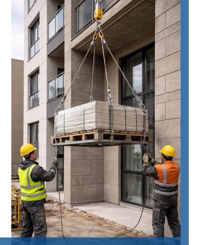 Подъем керамогранита на этаж в Арсеньеве от 3598 р. | ВЫСОТНИК-Рсн