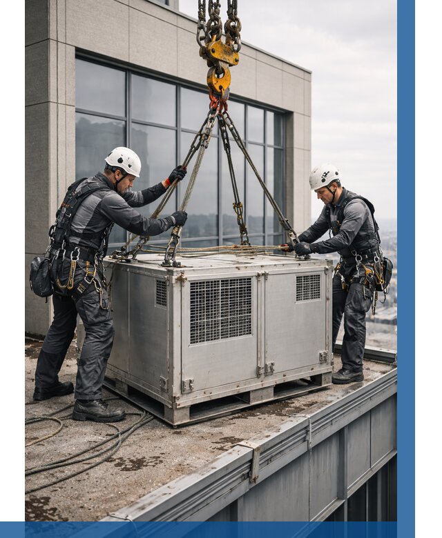 Такелажные работы на высоте в Арсеньеве от 8224 р. | ВЫСОТНИК-Рсн