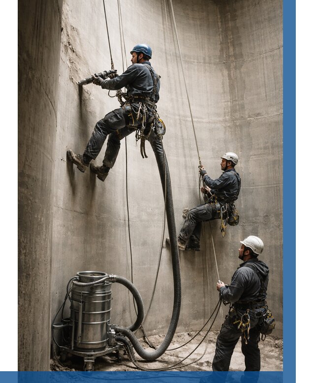 Зачистка силосов в Арсеньеве от 4626 р. Договор и смета ВЫСОТНИК-Рсн