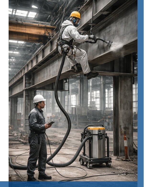 Обеспыливание конструкций в цехе в Арсеньеве от 4318 р. | ВЫСОТНИК-Рсн