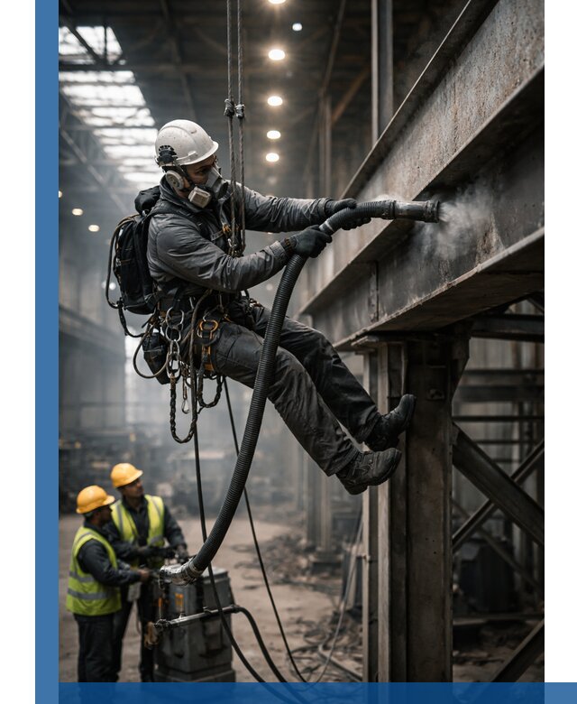 Обеспыливание конструкций в цехах промышленного производства в Арсеньеве