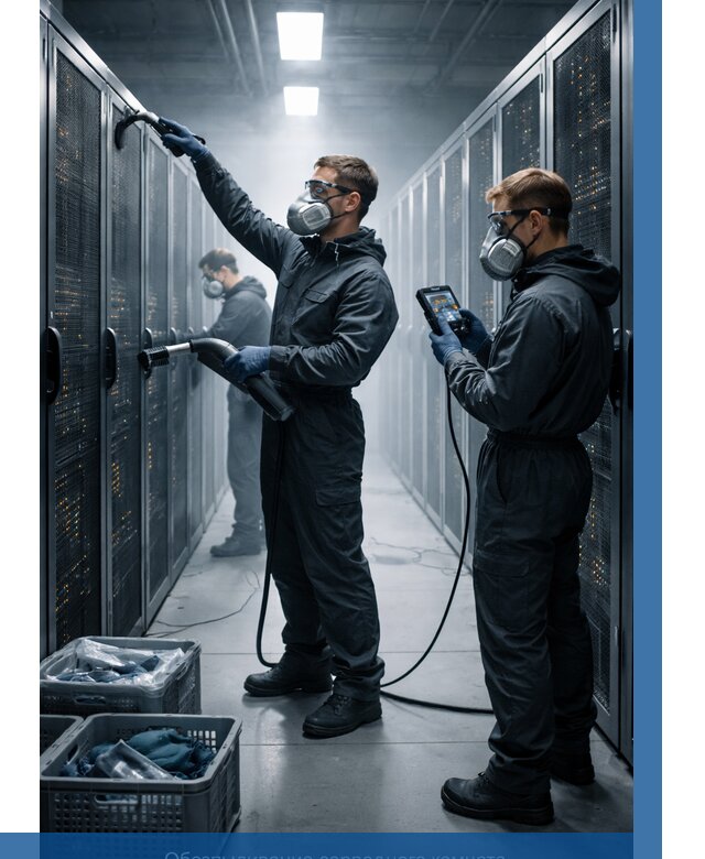 Обеспыливание серверной комнаты в Арсеньеве от 4626 р. | ВЫСОТНИК-Рсн