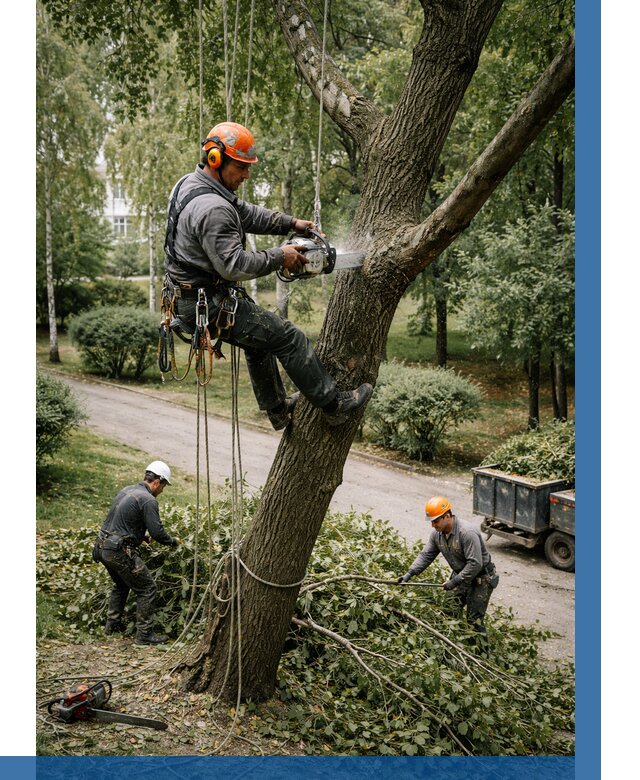 Кронирование деревьев в Арсеньеве от 6682 р. | ВЫСОТНИК-Рсн