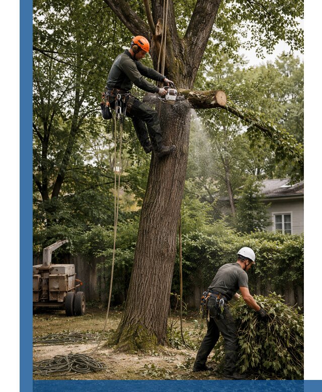 Кронирование деревьев в Арсеньеве, безопасная высотная обрезка