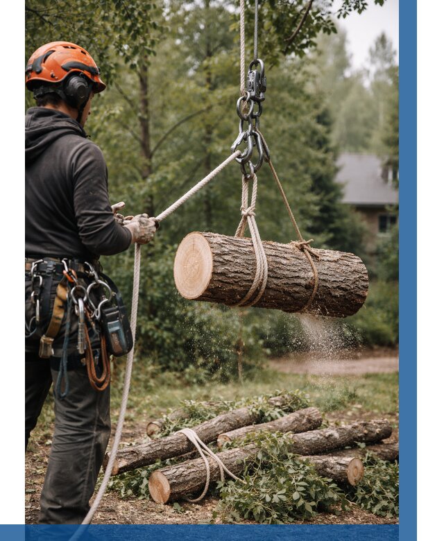 Валка деревьев частями в Арсеньеве от 7710 р. | ВЫСОТНИК-Рсн