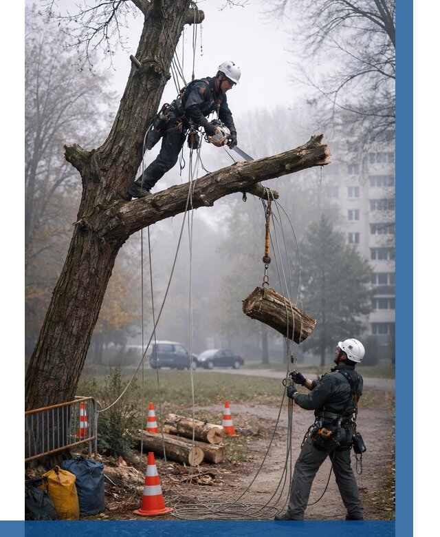 Удаление аварийных деревьев в Арсеньеве от 15420 р. | ВЫСОТНИК-Рсн