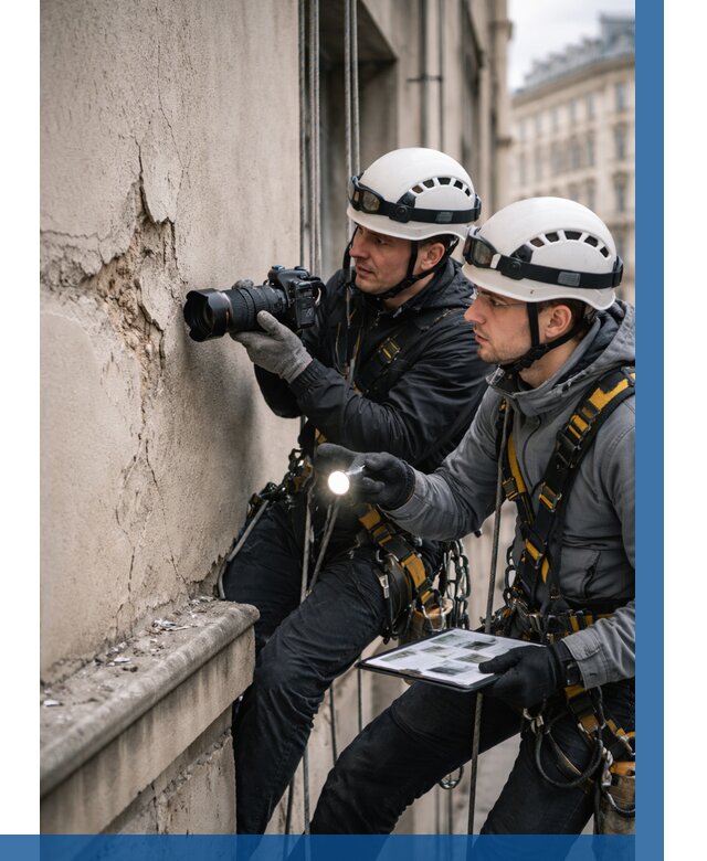 Фотофиксация дефектов фасада в Арсеньеве от 4626 р. | ВЫСОТНИК-Рсн